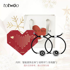 Bracelet intelligent Totwoo avec flash et vibration pour couples